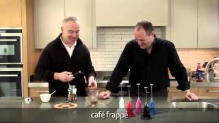 How to make a frappé coffee using an aerolatte milk frother [upl. by Rab]