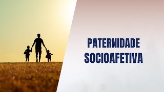 Paternidade socioafetiva [upl. by Hallee]