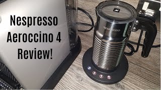 Nespresso Aeroccino 4 Milk Frother Review  Worth upgrading from the Aeroccino 3 [upl. by Cathrine102]