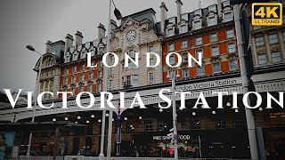 London Victoria Station Walk Through England 4K [upl. by Cavan]