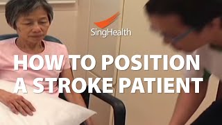 How To Position A Stroke Patient [upl. by Ilak804]