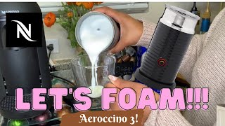 How To Foam Milk With Aeroccino 3 Make Coffee With Foam Tips amp Tricks  Easy Foamed Latte Recipe [upl. by Ambrogio]