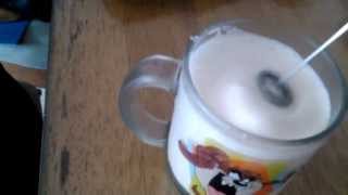 Aerolatte Review Frothing Cold Milk In Under 1 Minute [upl. by Junko]