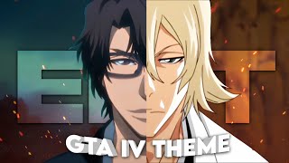 Aizen x Urahara  GTA IV Theme Edit [upl. by Nnylsoj]